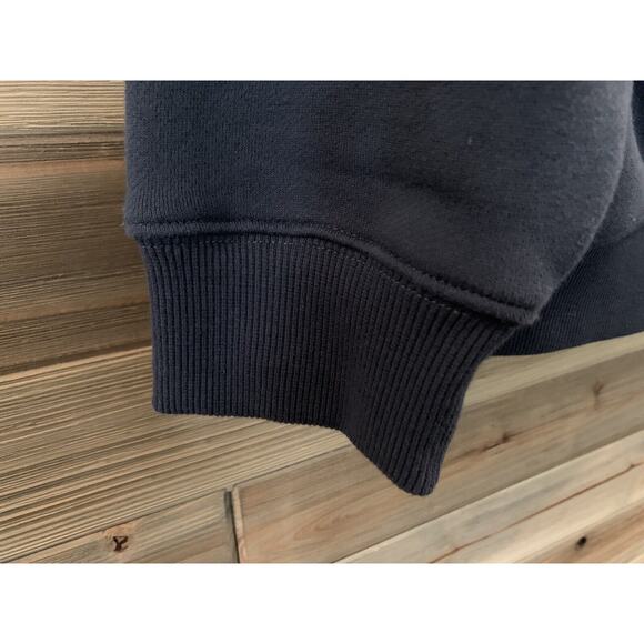 EDDIE BAUER 1/4 Zip Fleece Lined Pullover Sweatshirt Jacket Gray Men's Sz L Tall - Picture 8 of 14